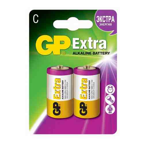 Батарейка алкалиновая GP (Джи пи) Extra C LR14 1,5V 2 шт. арт. 685681
