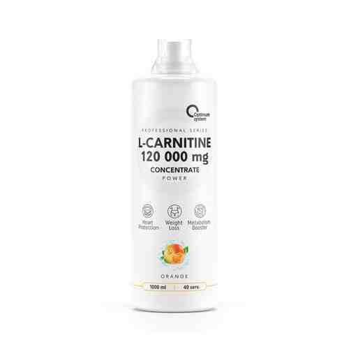 Концентрат L-карнитина 120 000 Power апельсин Optimum System/Оптимум систем 1л арт. 1644130