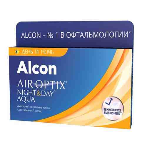 Контактные линзы air optix night & day aqua 3 шт 8,4, -3,00 alcon арт. 1316766