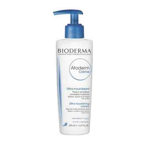 Крем ультрапитательный для нормальной или сухой чувствительной кожи Bioderma/Биодерма Атодерм 200мл арт. 1270529