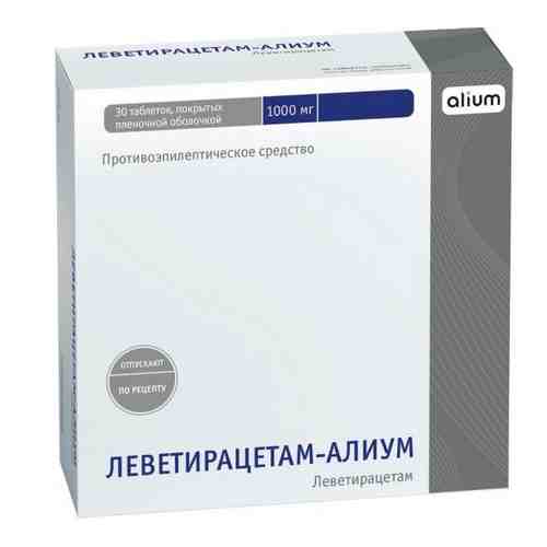 Леветирацетам-Алиум таблетки п/о плен. 1000мг 30шт арт. 2018450