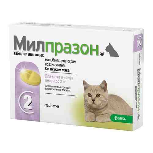 Милпразон таблетки для кошек до 2кг 2шт арт. 1583178