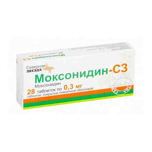 Моксонидин-СЗ таблетки п/о плен. 0,3мг 28шт арт. 682887