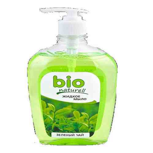 Мыло жидкое с дозатором Зеленый чай Bio Naturell 500мл арт. 1542380