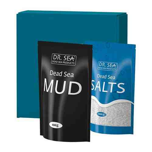 Набор: Соль для ванн натуральная+Грязь черная минералами Мертвого моря Dr.Sea/ДокторСи 500г+600г арт. 2068678