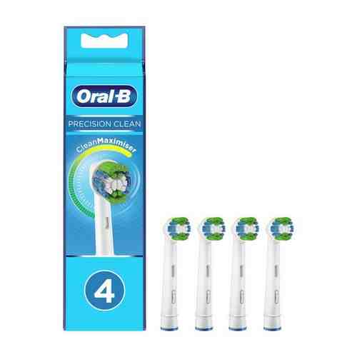 Насадки сменные Oral-B/Орал-Би для электрической зубной щетки Precision Clean CleanMaximiser EB20RB 4 шт. арт. 1606742