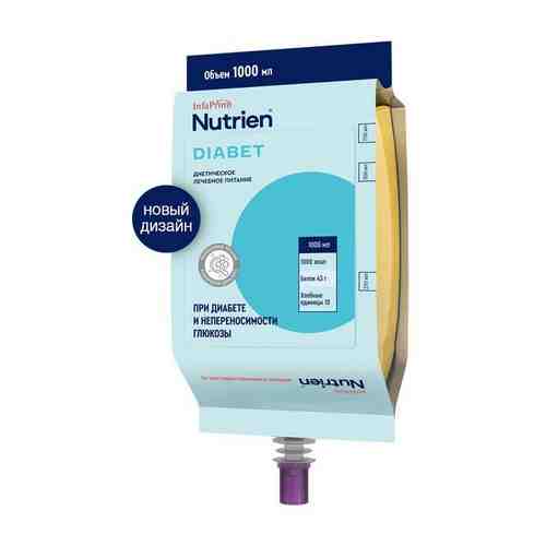 Нутриэн Диабет стерилизованный для диетического и лечебного питания с нейтральным вкусом 1000мл арт. 1223047