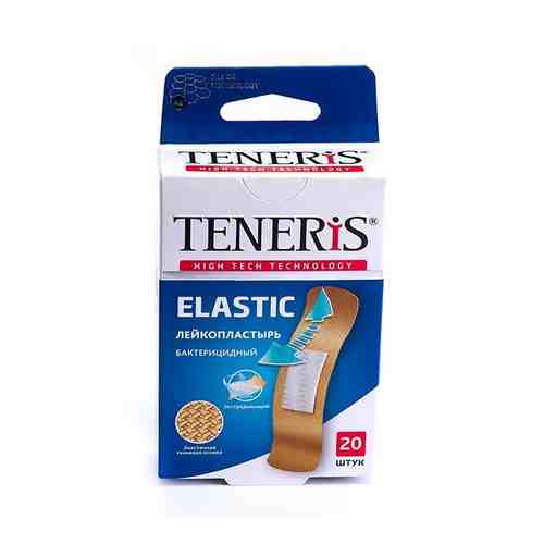 Пластырь бактерицидный на тканевой основе Elastic Teneris/Тенерис 7,6см х 1,9см 20 шт. арт. 1420112