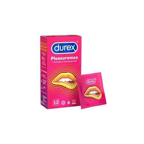 Презервативы Durex (Дюрекс) Pleasuremax с ребрами и пупырышками 12 шт. арт. 495770
