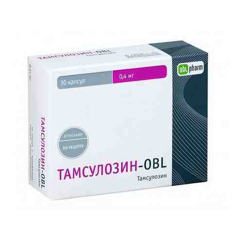 Тамсулозин-OBL капсулы с модиф. высвобожд. 0,4мг 30шт арт. 497609