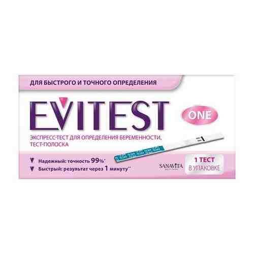 Тест EVITEST (Эвитест) One на беременность 1 шт. арт. 490417