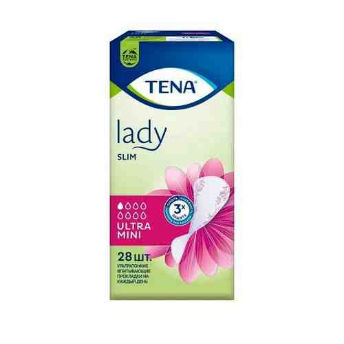 Урологические прокладки TENA (Тена) Lady Slim Ultra Mini 28 шт. арт. 1104739