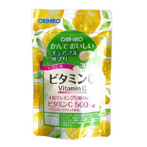 Витамин С со вкусом лимона Orihiro/Орихиро таблетки 0,5г 120шт арт. 1606562