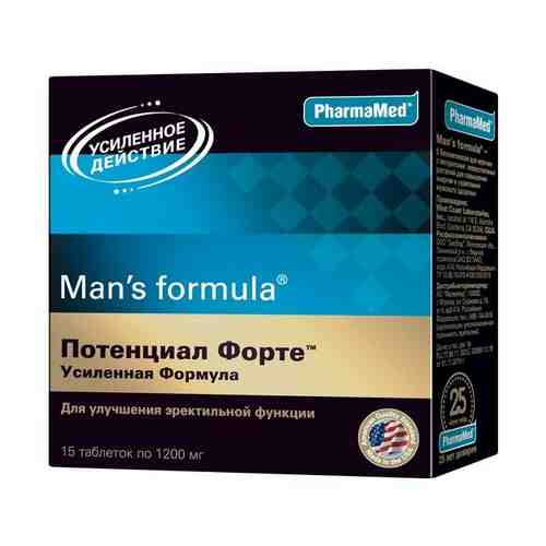 Витамины для мужчин Потенциал Форте Усиленная Формула Man's formula/Мен-с формула таблетки 15шт арт. 562689