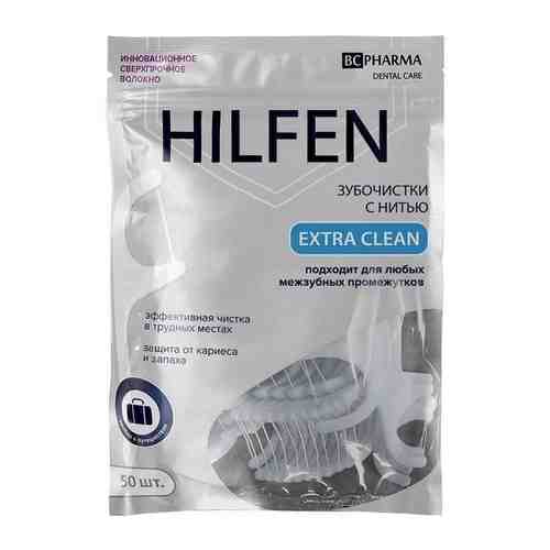 Зубочистки с нитью одноразовые Hilfen/Хилфен 50шт арт. 1620160