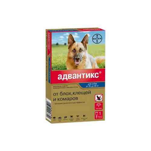 Адвантикс 400 капли на холку для собак 25-40кг 4,0млх1шт арт. 1571620