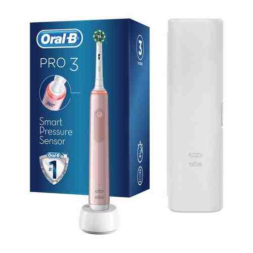 Электрическая зубная щетка Oral-B/Орал-Би PRO 3 CrossAction + чехол дорожный арт. 1606592