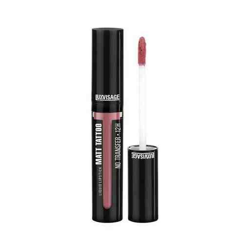 Губная помада жидкая тон 104 Lilac Nude Matt Tattoo No Transfer 12H Luxvisage 3,8мл арт. 1633984