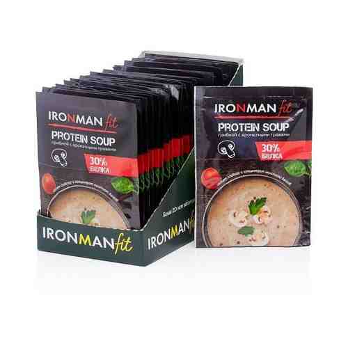 Концентрат пищевой-сухой белковый суп со вкусом грибной с ароматными травами Fit Ironman 20г арт. 1631618