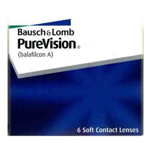 Контактные линзы длительного ношения purevision 6 шт 8,6, -4,50 bausch+lomb арт. 1315536