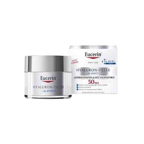 Крем для дневного ухода за сухой чувствительной кожей Eucerin/Эуцерин hyaluron-filler 50мл SPF15 арт. 1105771