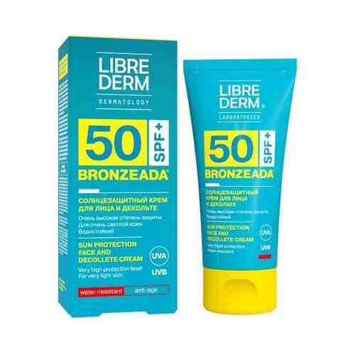Крем для лица и зоны декольте солнцезащитный Librederm/Либридерм Bronzeada SPF50 50мл арт. 675933