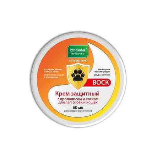Крем защитный для лап собак и кошек с прополисом и воском Пчелодар 60мл арт. 1574282