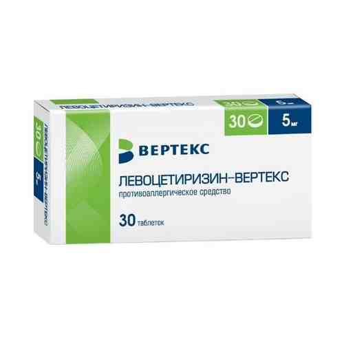 Левоцетиризин-Вертекс таблетки п/о плён. 5мг 30шт арт. 1648722