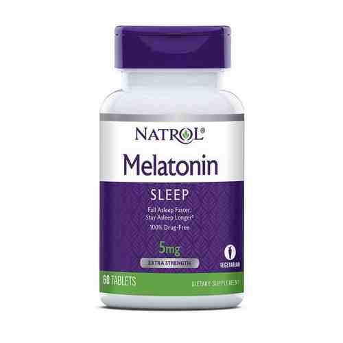 Мелатонин Natrol таблетки 5мг 60шт арт. 2287328