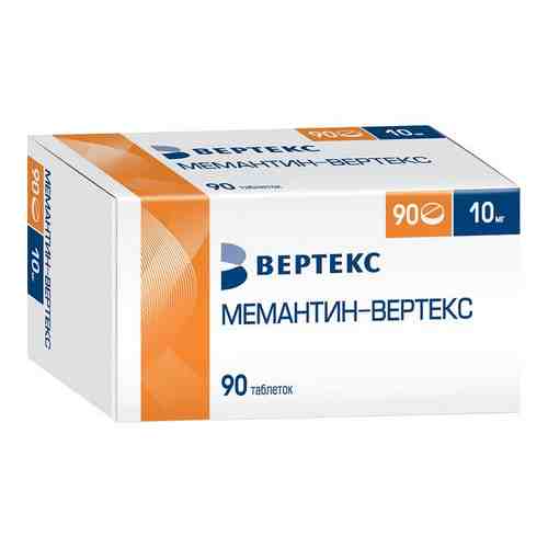 Мемантин-Вертекс таблетки п/о плён. 0,01г 90шт арт. 1702446