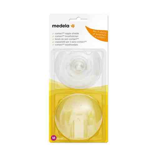Накладка Medela (Медела) Contact силиконовая для кормления грудью р.M 2 шт. арт. 491102
