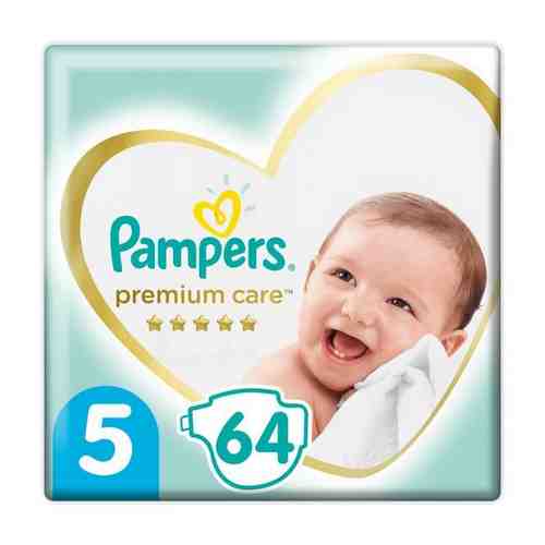 Подгузники для мальчиков и девочек Premium Care Pampers/Памперс 11+кг 64шт арт. 1296992
