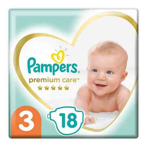 Подгузники Pampers (Памперс) Premium Care р.3 (6-10 кг) 18 шт. арт. 772745
