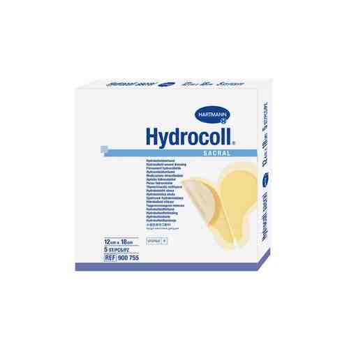 Повязки гидроколлоидные стерильные Sacral Hydrocoll/Гидроколл 12см х 18см 5шт арт. 1631178