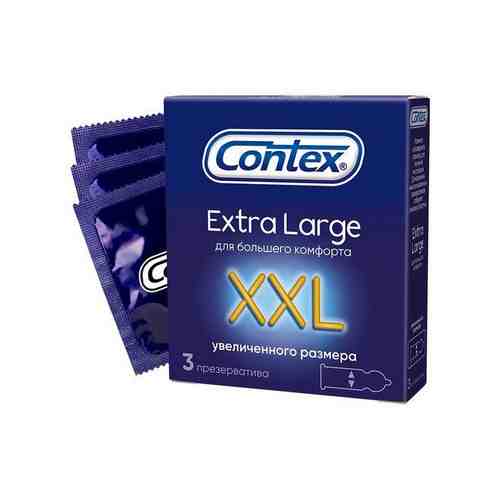 Презервативы Contex (Контекс) увеличенного размера Extra Large XXL 3 шт. арт. 495798