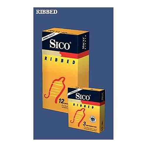 Презервативы Sico (Сико) Ribbed ребристые 3 шт. арт. 495764