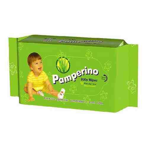 Салфетки влажные детские алоэ вера-зеленый чай Pamperino/Памперино 80шт арт. 537894