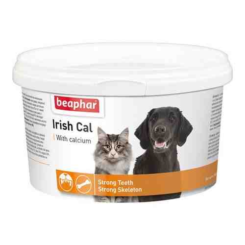 Смесь минеральная с кальцием для кошек и собак Irish Cal Beaphar/Беафар 250г арт. 1606676