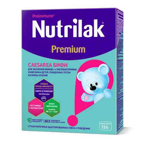 Смесь Nutrilak (Нутрилак) Premium Caesarea БИФИ молочная сухая адаптированная 350 г арт. 759985
