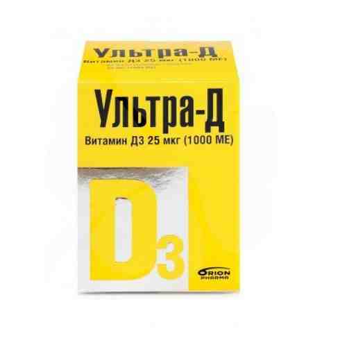 Ультра-д витамин д3 25мкг (1000 ме) таблетки жевательные 425мг 360шт БАД арт. 1260635
