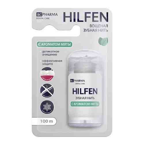 Зубная нить вощеная плоская с ароматом мяты Hilfen/Хилфен 100м арт. 1472592