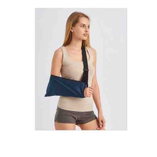 Бандаж на плечевой сустав повязка-косынка PK A02 Синий Интерлин р.S арт. 1701382