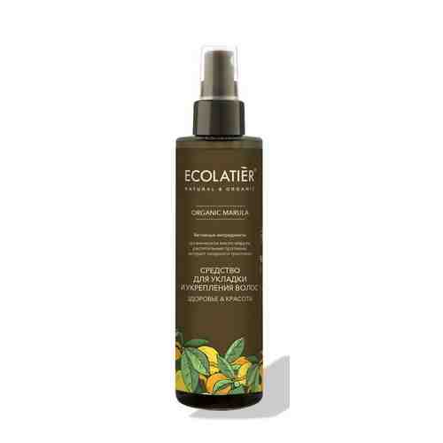 Cредство для укладки и укрепления волос Здоровье&Красота Organic Marula Ecolatier Green 200мл арт. 1587720