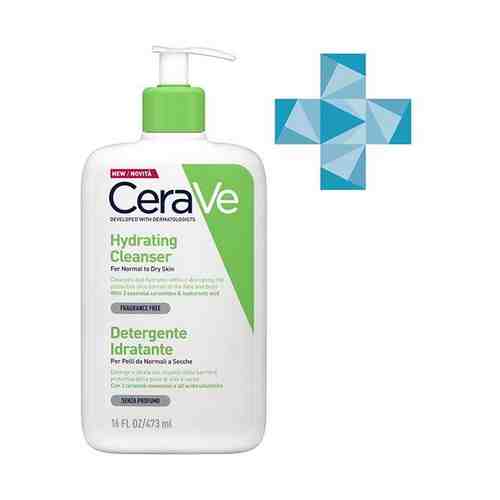 Крем-гель увлажняющий очищающий для нормальной и сухой кожи лица и тела CeraVe /ЦераВе 473мл арт. 759957