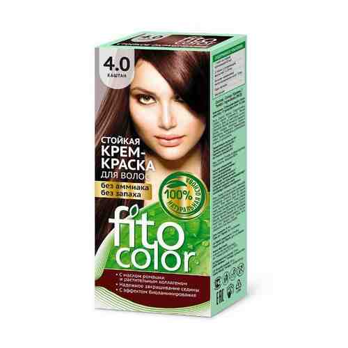 Крем-краска для волос серии fitocolor, тон 4.0 каштан fito косметик 115 мл арт. 1333296