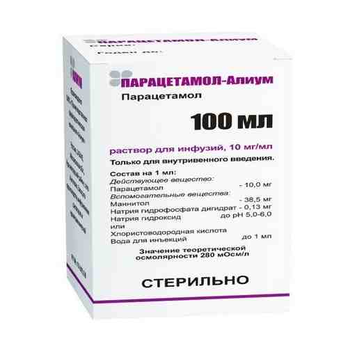 Парацетамол-Алиум раствор для инфузий 10мг/мл 100мл №50 арт. 1429592