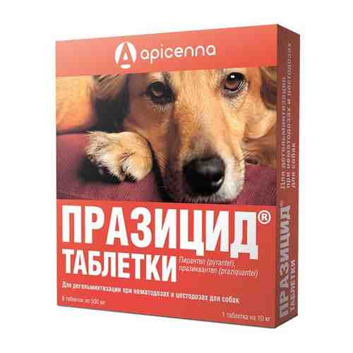 Празицид таблетки для собак 500мг 6шт арт. 1606460