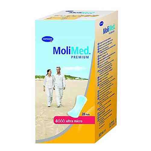 Прокладки MoliMed (Молимед) Premium ultra micro урологические 18x8 см. 80 мл 28 шт. арт. 487828