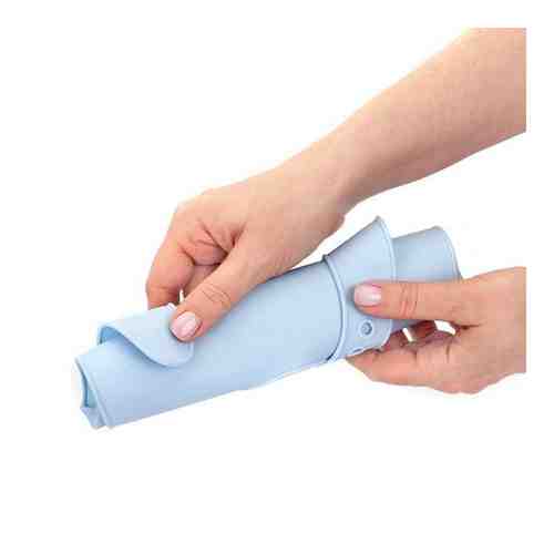Слюнявчик нагрудник для кормления силиконовый Mother Care голубой NDCG арт. 1669048